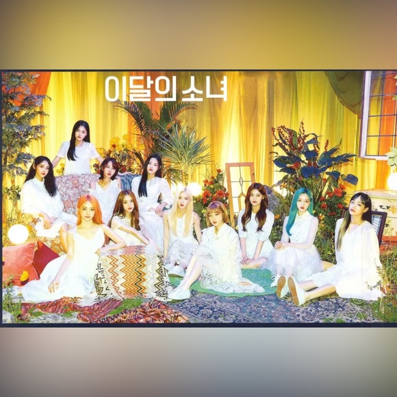 59 x 40 in LOONA K Pop Fabric Wall Handing Decor Art Music Korean Teens Accessor - Picture 1 of 6